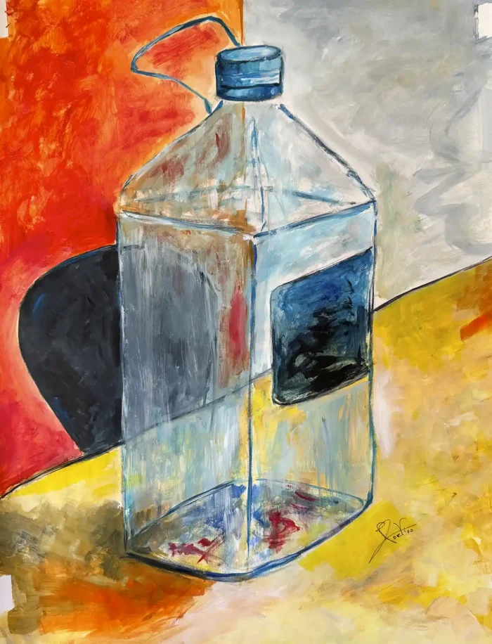 Botella de plástico