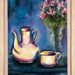 Bodegón Té con flores