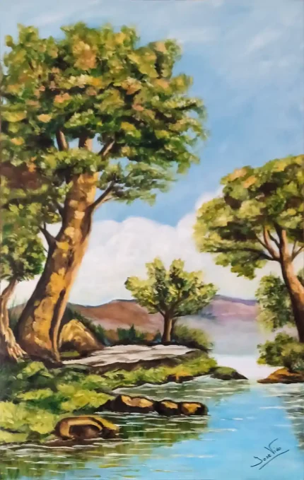 Paisaje con río
